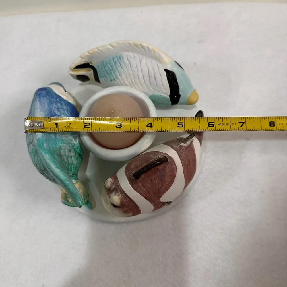 Decorative Fish Ceramic Candle Holder